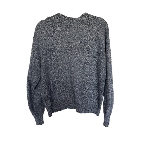 Cupcakes and Cashmere Ribbed Boyfriend Sweater in Navy Heather, XL - Picture 2 of 6